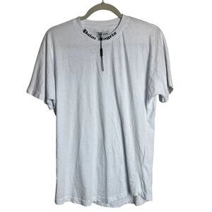 NWOT Palm Angels White Mock Neck T-Shirt Women's Sz. XL